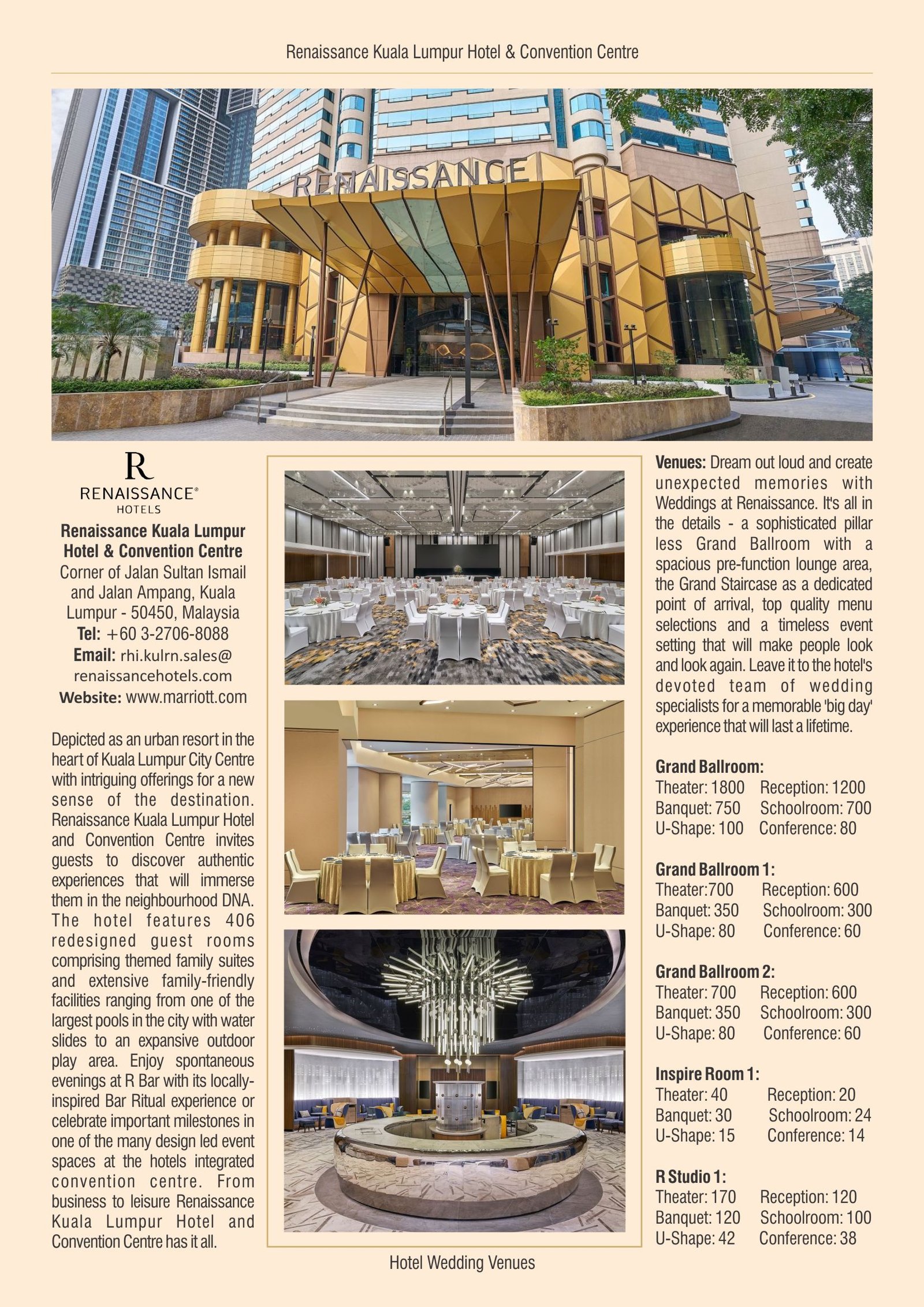 Renaissance Kuala Lumpur Hotel & Convention Centre