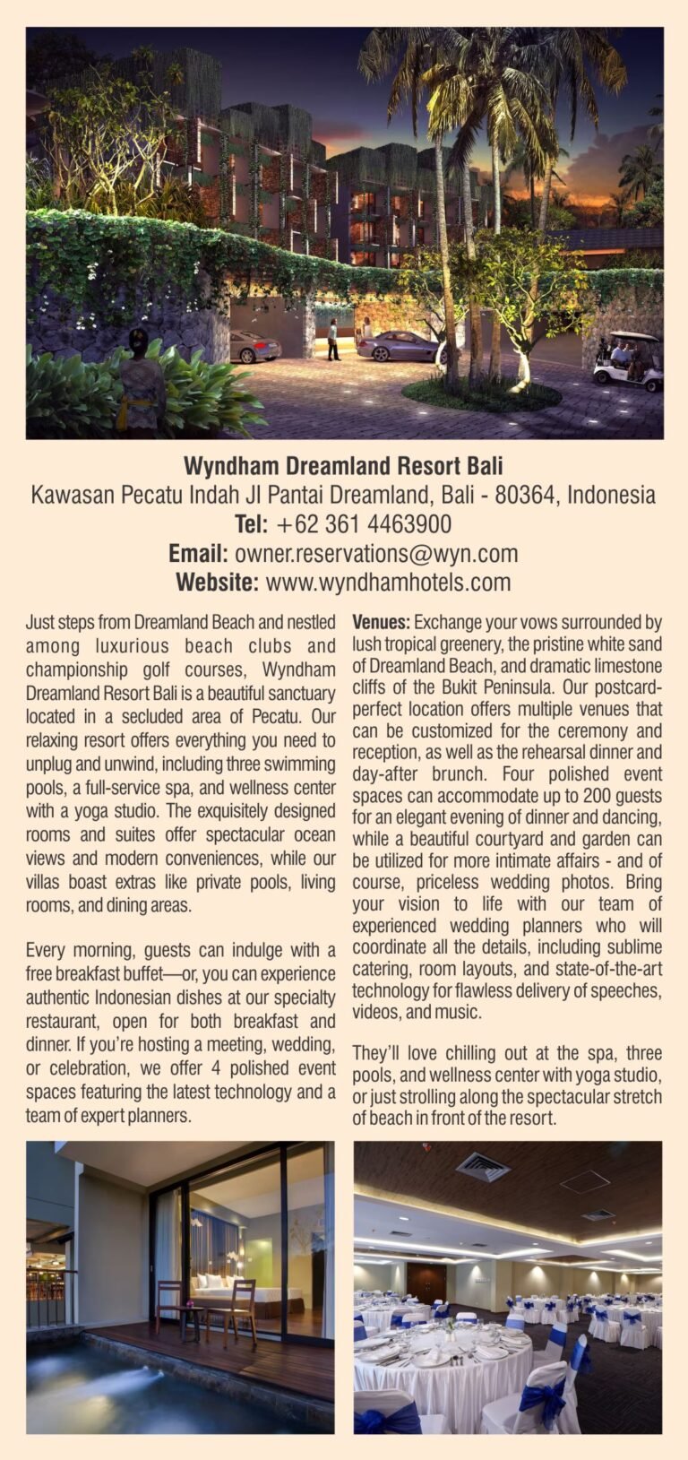 Wyndham Dreamland Resort Bali