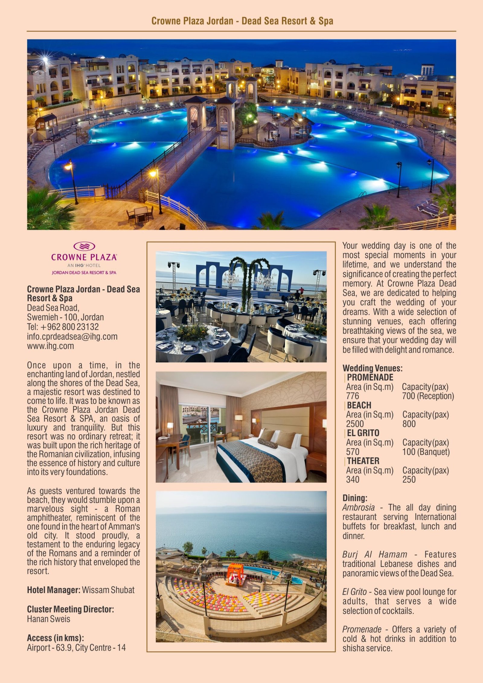 Crowne Plaza Jordan - Dead Sea Resort & Spa